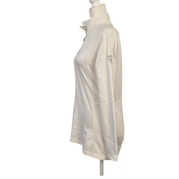 Rossignol Womens White 1/4 Zip Long Sleeve Baselayer - Picture 2 of 7